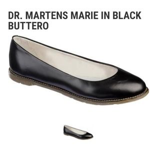 Dr. Martens Doc Marie Black Flats